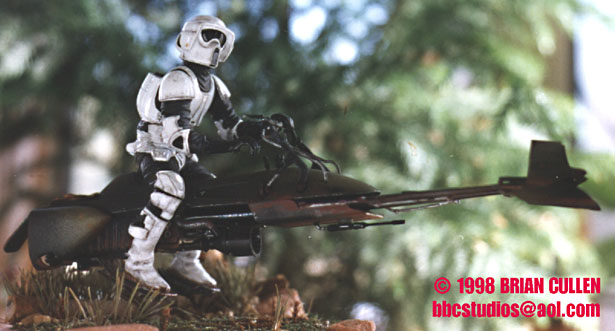 Finished bike on display