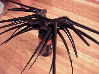 Painted, assembled ship