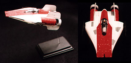 Two views of A-Wing