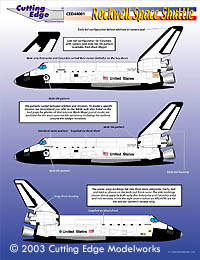 [Shuttle mission marking decals]