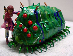 [Nausicaa with the baby omu]