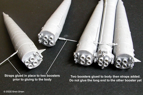 Starship Modeler - Cutting Edge's Vostok Booster Buildup