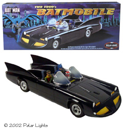 Batmobile Polar Lights DC Officially Licensed 2002 Comic Book Model Kit Era 1960 for sale online 