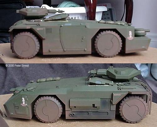 Collection le navi spaziali alien APC Alien ship 09 CEEA Armoured Personnel Carrier 