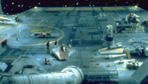 [Big deck, little ship]