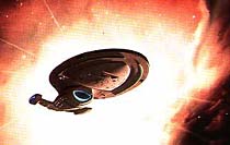 Voyager fleeing explosion