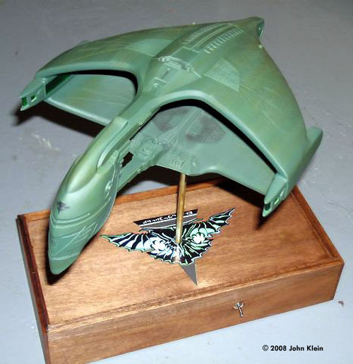 Star Trek Romulan warbird D'deridex-class star ship Diecast model 