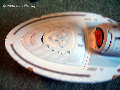 Starship Modeler - Bandai's USS Voyager Built