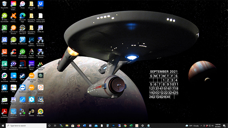 September 2021 screenshot