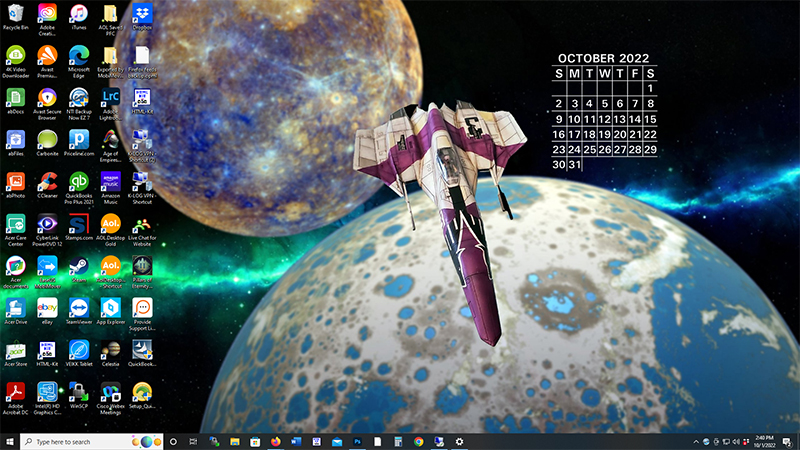 October 2022 screenshot