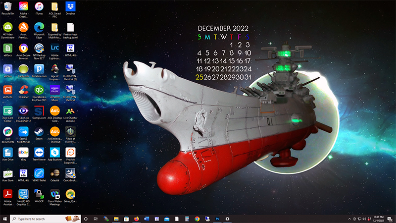 December 2022 screenshot