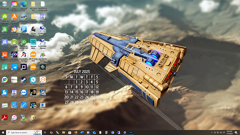 July 2025 screenshot