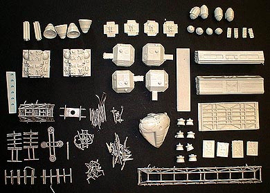 All the kit parts