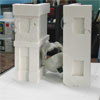 [Freshly casted buildings. Here shown in a mock-up of the diorama]