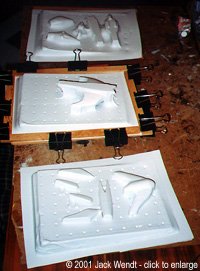[Attempting to mold sevaral pieces per sheet]