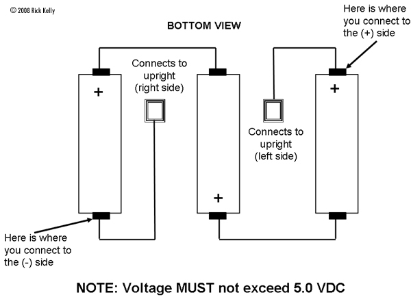 [Adapting a battery operated BANDAI to externally powered]