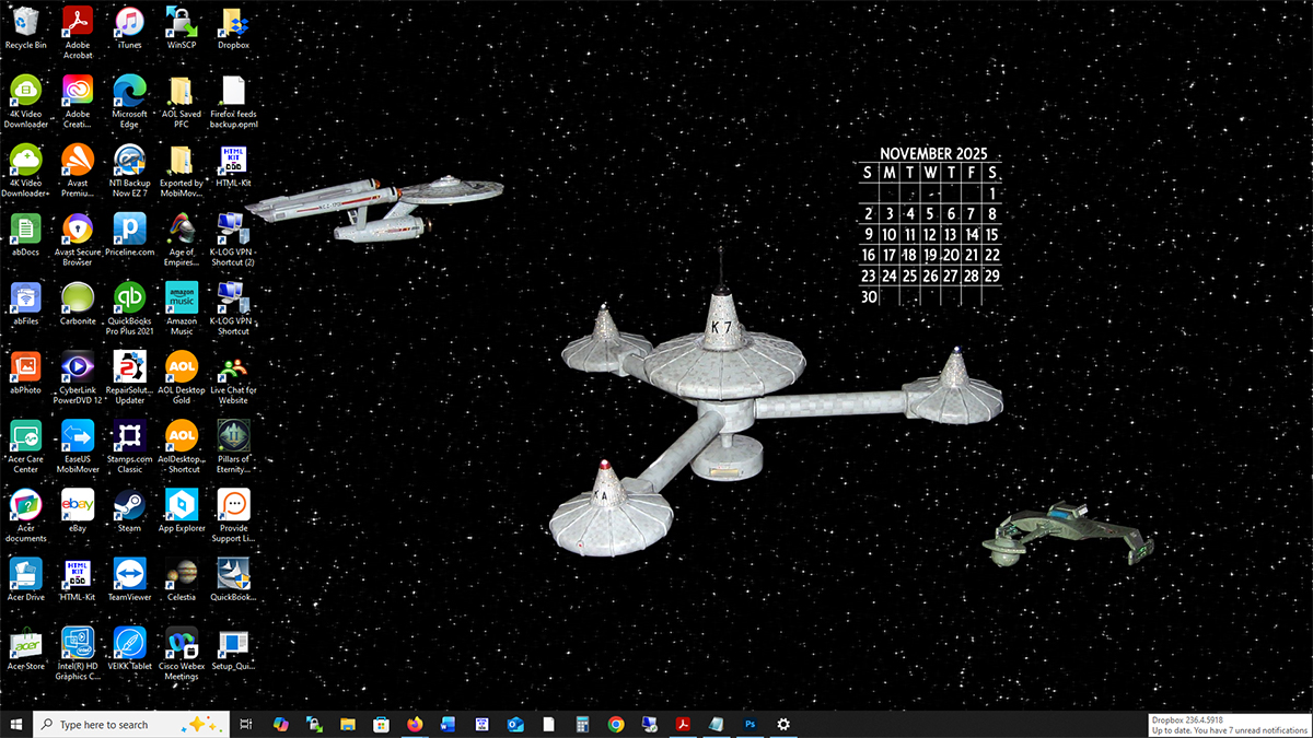 November 2025 screenshot